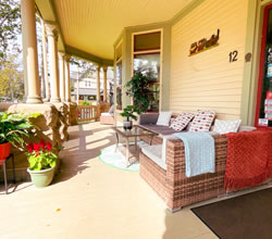 エデンホール・インのパティオ