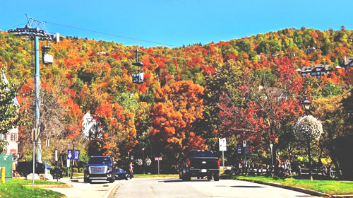 レンブラン山の頂上からの眺め